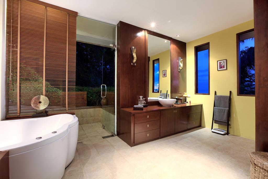 Villa Thai Teak - Panoramic Sea & Sunset Views Koh Samui Kamer foto