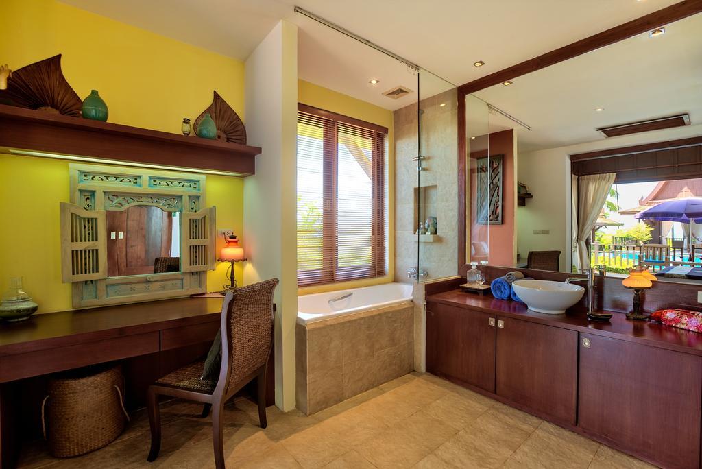 Villa Thai Teak - Panoramic Sea & Sunset Views Koh Samui Kamer foto
