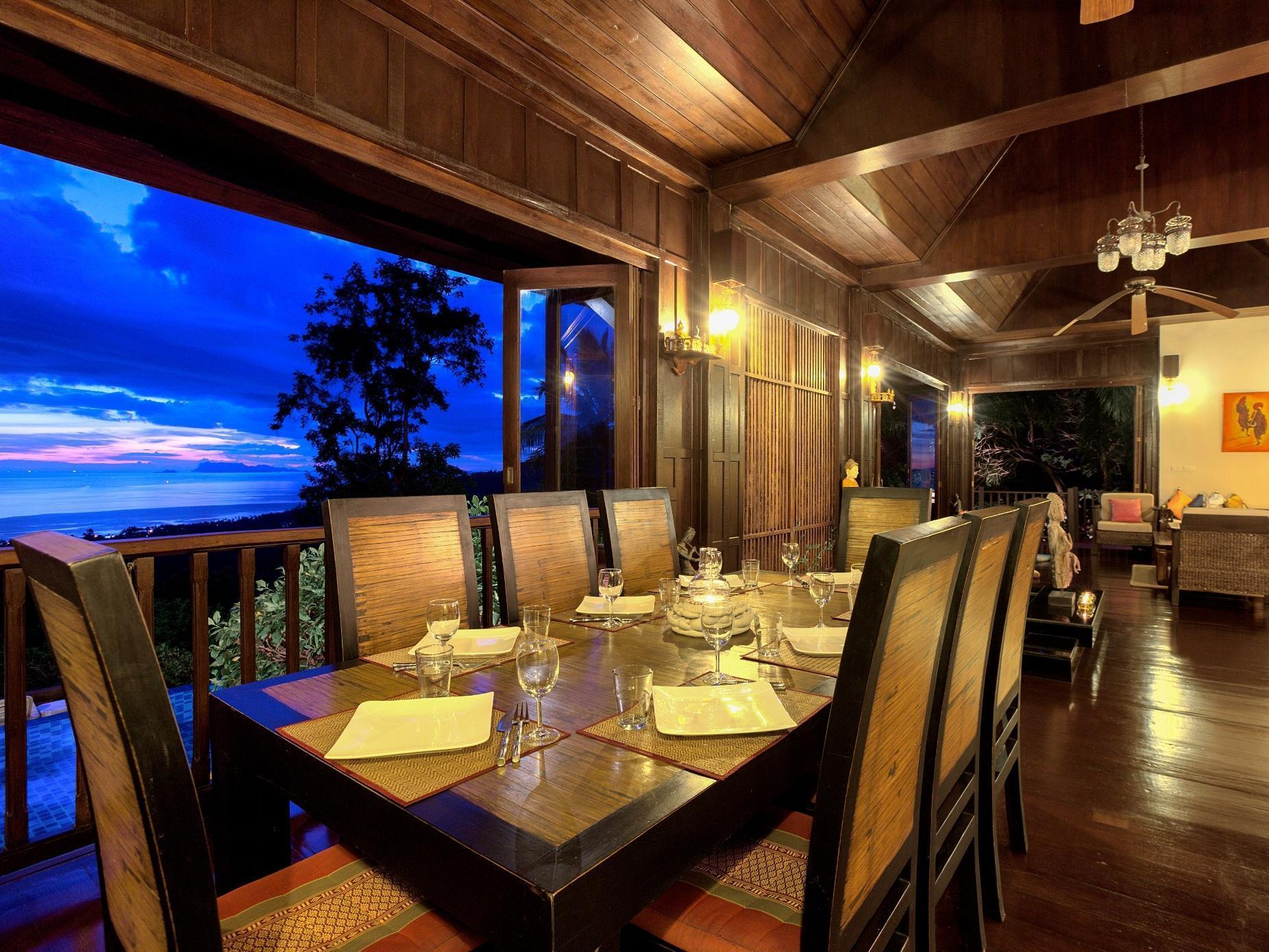 Villa Thai Teak - Panoramic Sea & Sunset Views Koh Samui Buitenkant foto